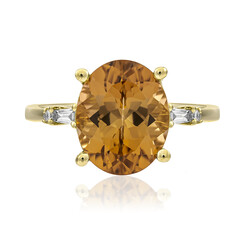 Anello in oro con Tormalina Neon del Congo (CIRARI)