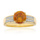 Anello in oro con Sfalerite