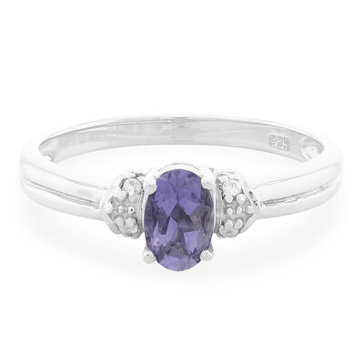 Anello in argento con Iolite del Madagascar