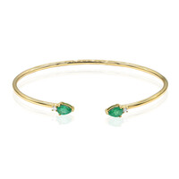 Bracciale in oro con Smeraldo Zambia AAA (CIRARI)