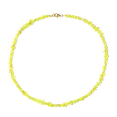 Collana in argento con Opale Giallo Etiope