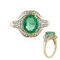 Anello in oro con Smeraldo Zambia AAA (D'vyere)