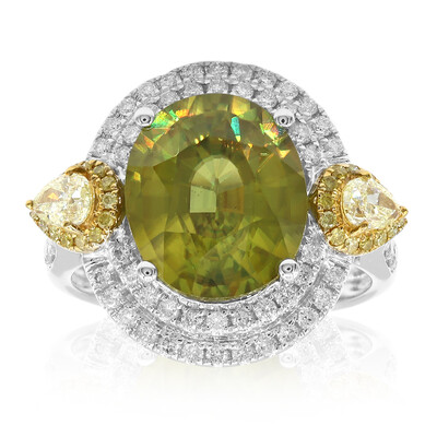 Anello in oro con Sfene (Smithsonian)
