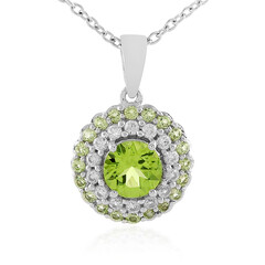 Collana in argento con Peridoto