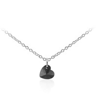 Collana in argento con Spinello Nero