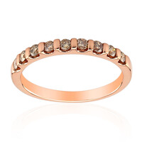 Anello in argento con Diamante Rose de France SI1 di Argyle