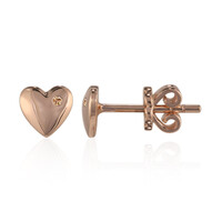 Orecchini in oro con Diamante Rose de France SI1 di Argyle
