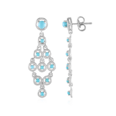 Orecchini in argento con Turchese Sleeping Beauty