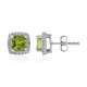 Orecchini in argento con Peridoto