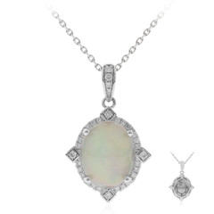 Collana in oro con Opale di Welo AAA (CIRARI)