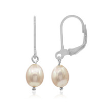 Orecchini in argento con Perla di Acqua Dolce (TPC)