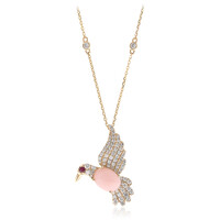 Collana in oro con Opale Rosa (CIRARI)