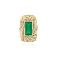 Ciondolo in argento con Onice Verde