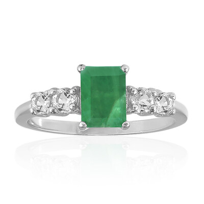 Anello in argento con Smeraldo