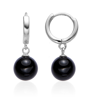 Orecchini in argento con Onice Nero