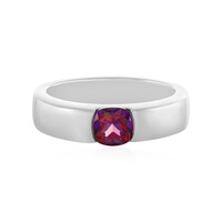 Anello in argento con Topazio Mistico Porpora