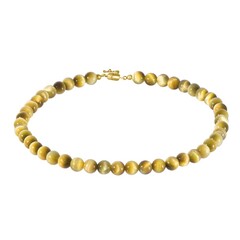 Collana in argento con Occhio di Tigre