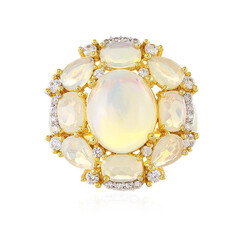 Anello in argento con Opale di Welo