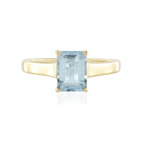 Anello in argento con Acquamarina Brasiliana