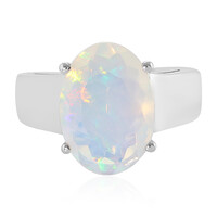 Anello in argento con Opale di Welo