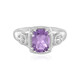 Anello in argento con Ametista Rose de France