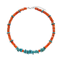 Collana in argento con Turchese