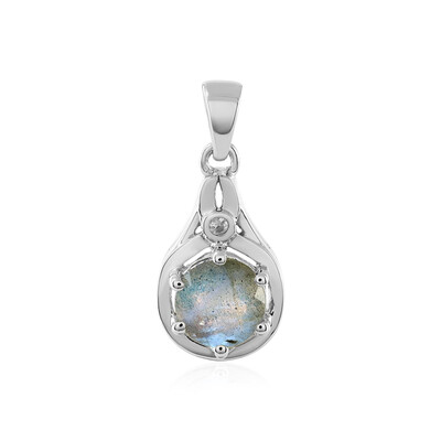 Ciondolo in argento con Labradorite