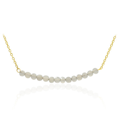 Collana in argento con Pietra di Luna Arcobaleno