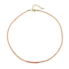 Collana in argento con Zaffiro Arancione
