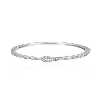 Bracciale in argento con Topazio Bianco