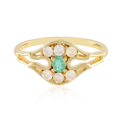 Anello in argento con Smeraldo Russo