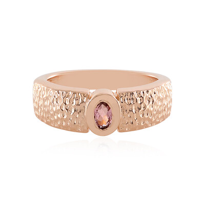 Anello in argento con Tormalina Rosa