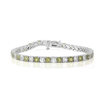 Bracciale in argento con Peridoto
