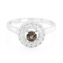 Anello in argento con Zaffiro Cangiante (non riscaldato)