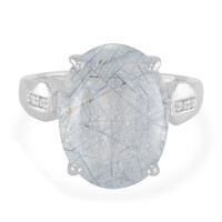 Anello in argento con Quarzo Rutilato Mutuca