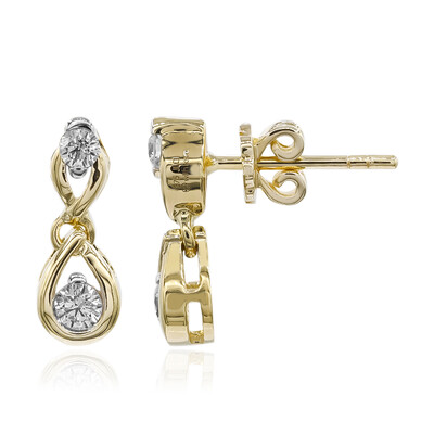 Orecchini in oro con Diamante SI1 (G) (Annette)