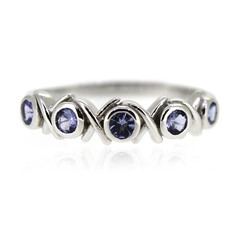 Anello in argento con Tanzanite