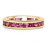 Anello in argento con Rodolite