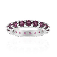 Anello in argento con Rodolite