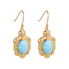 Orecchini in argento con Larimar