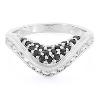 Anello in argento con Zaffiro Bianco