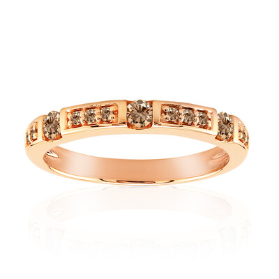 Anello in oro con Diamante Rose de France SI1 di Argyle (Annette)