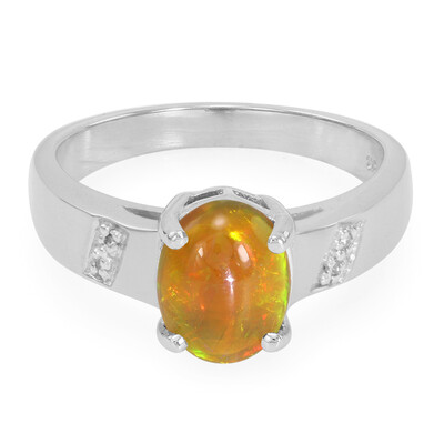 Anello in argento con Opale Kalimaya