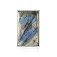 Ciondolo in argento con Labradorite