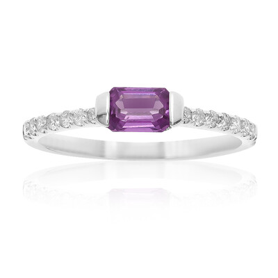 Anello in oro con Zaffiro Rosa (CIRARI)