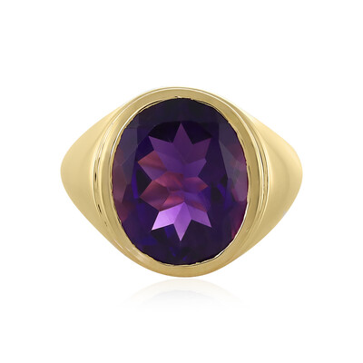 Anello in argento con Ametista Zambiana
