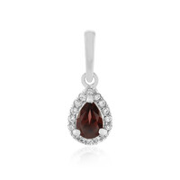 Ciondolo in argento con Zircone Lampone