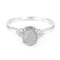 Anello in argento con Labradorite