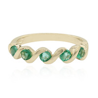 Anello in oro con Smeraldo Zambia