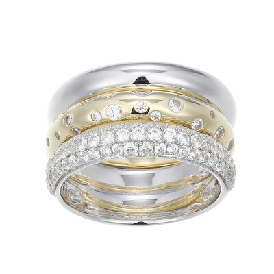 Anello in argento con Zircone (Adela Silber)